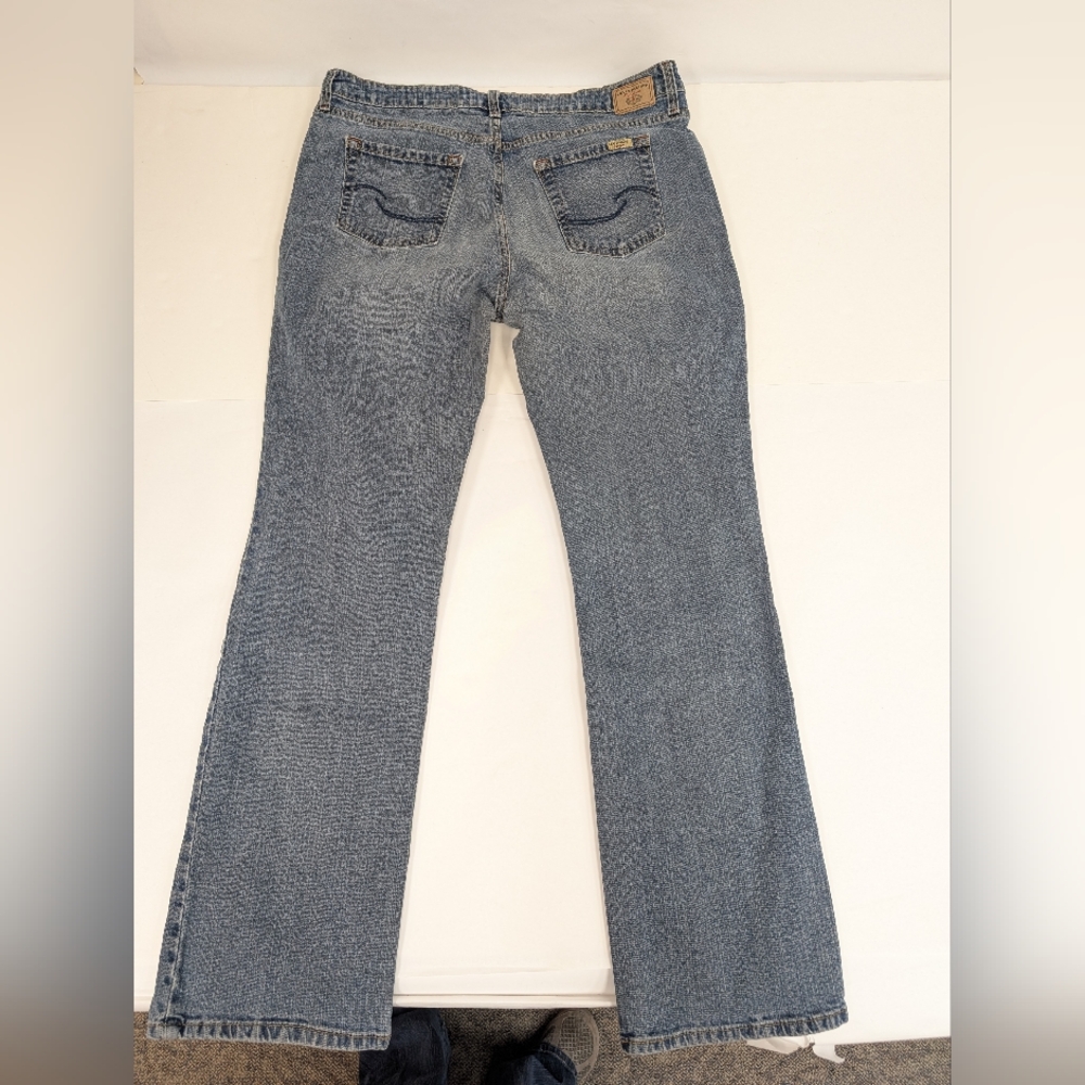 Levi Strauss Signature Mid Rise Bootcut Blue Jeans 16 Long [78]